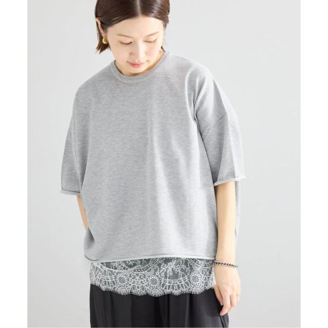 イエナ（IENA）/《追加3》LEVITA コットンハーフスリーブプルオーバー
