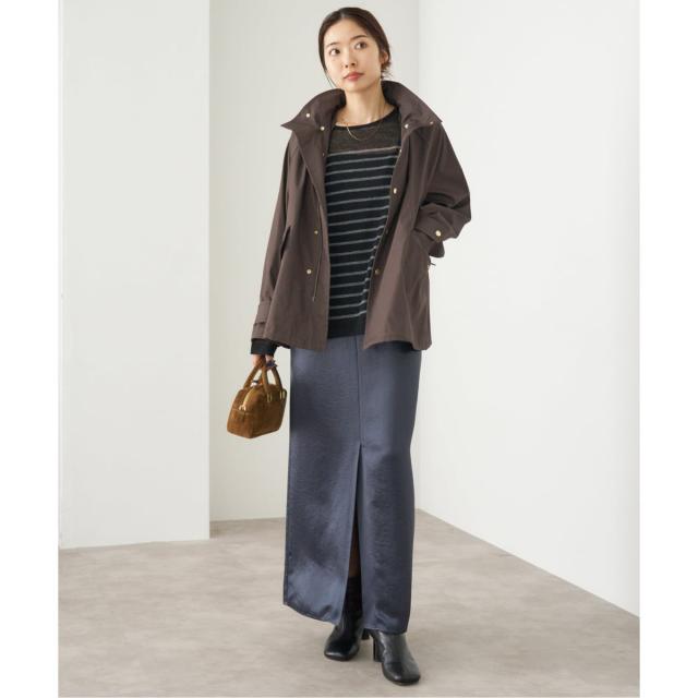 イエナ（IENA）/《一部カラーWEB限定》ボンディングフーデッドブルゾン