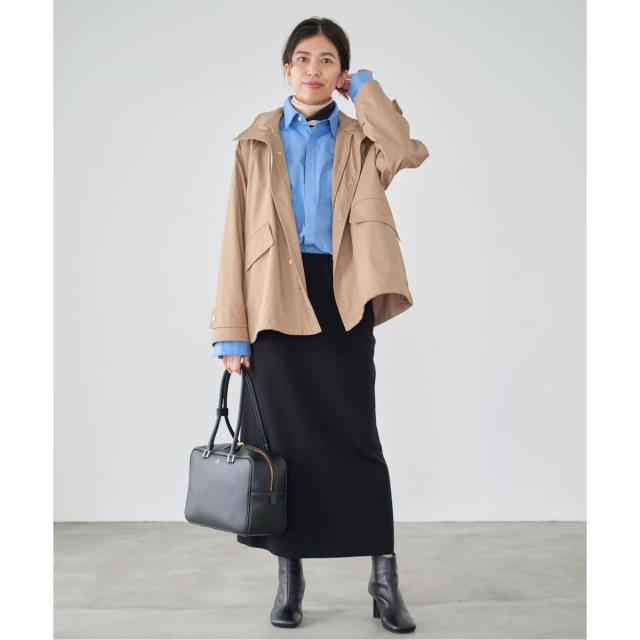 イエナ（IENA）/《一部カラーWEB限定》ボンディングフーデッドブルゾン