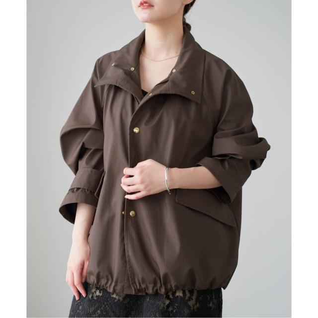 イエナ（IENA）/《一部カラーWEB限定》ボンディングフーデッドブルゾン