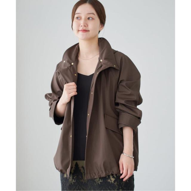 イエナ（IENA）/《一部カラーWEB限定》ボンディングフーデッドブルゾン