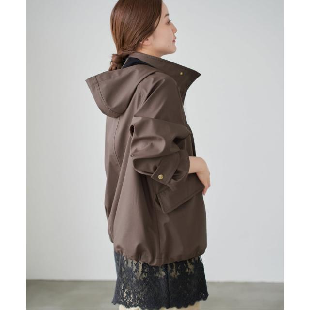 イエナ（IENA）/《一部カラーWEB限定》ボンディングフーデッドブルゾン