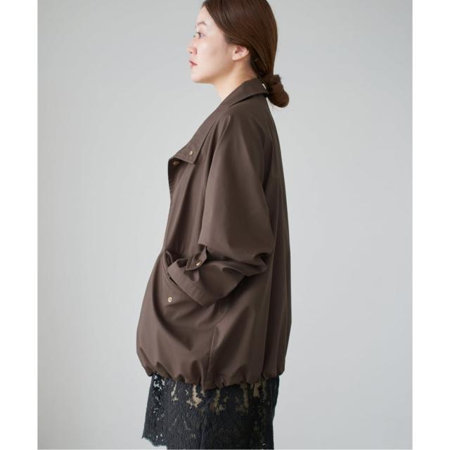 イエナ（IENA）/《一部カラーWEB限定》ボンディングフーデッドブルゾン