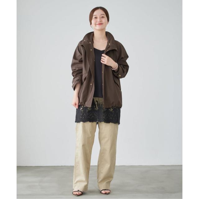 イエナ（IENA）/《一部カラーWEB限定》ボンディングフーデッドブルゾン