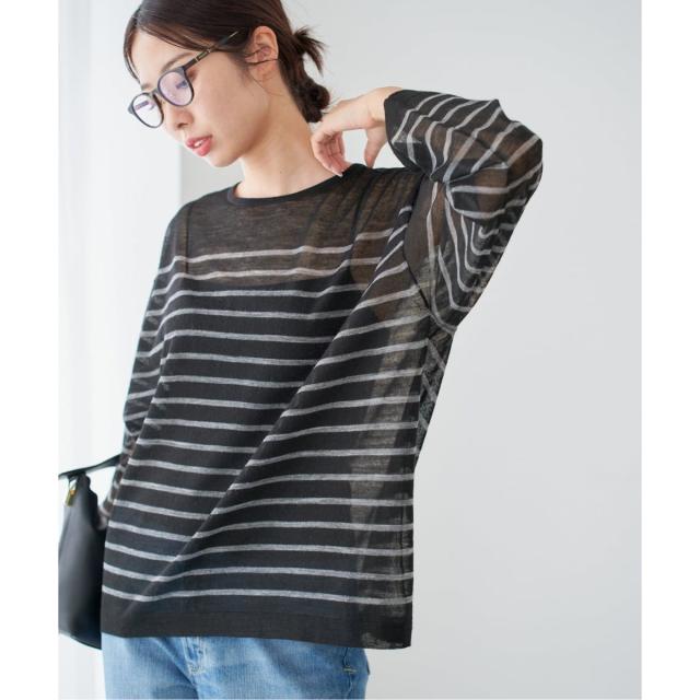 イエナ（IENA）/アルパカMIXシアー プルオーバー