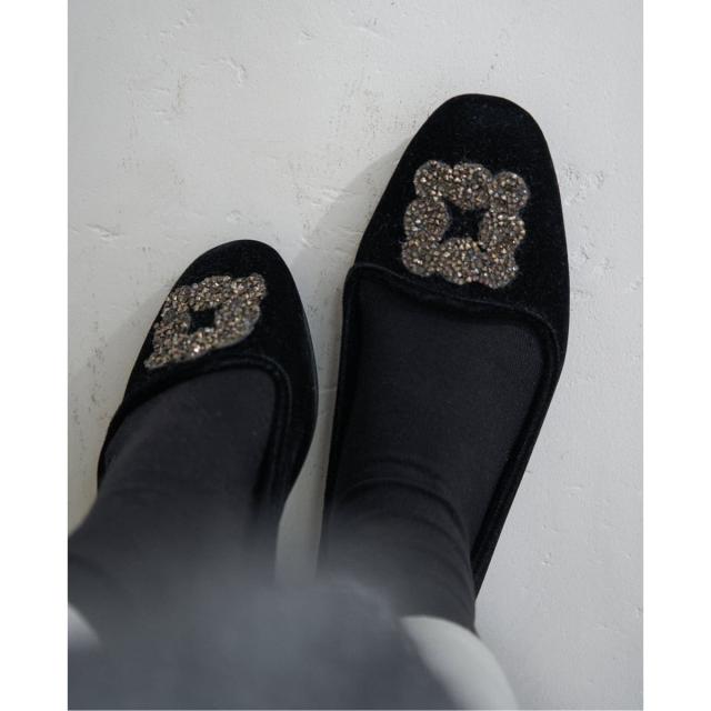 イエナ（IENA）/《WEB限定/追加》MALUS/マリュス VELVET BIJOU SHOES
