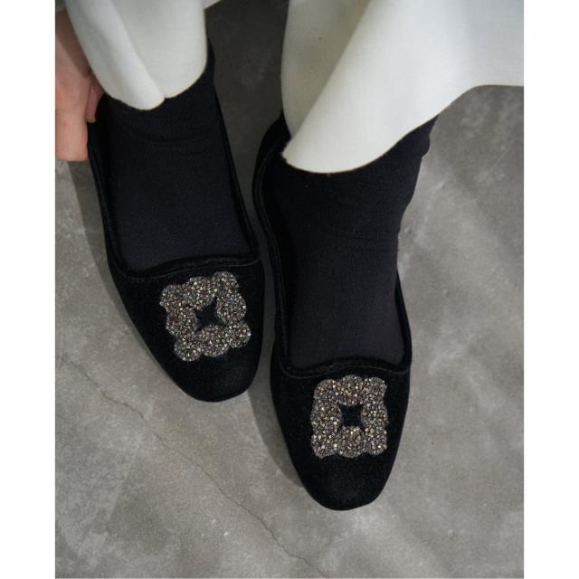 イエナ（IENA）/《WEB限定/追加》MALUS/マリュス VELVET BIJOU SHOES