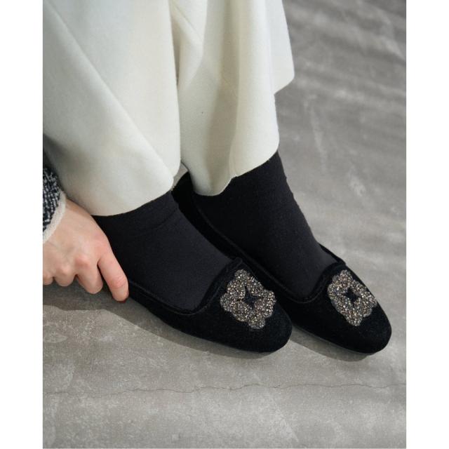 イエナ（IENA）/《WEB限定/追加》MALUS/マリュス VELVET BIJOU SHOES