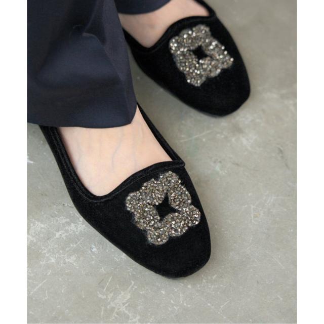 イエナ（IENA）/《WEB限定/追加》MALUS/マリュス VELVET BIJOU SHOES