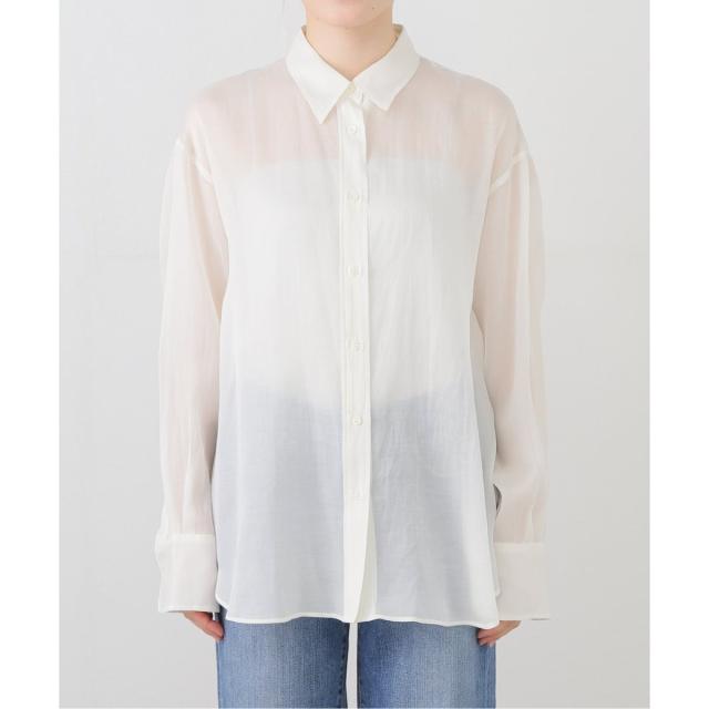 イエナ（IENA）/Maison IENAシルクコットンシアーシャツ