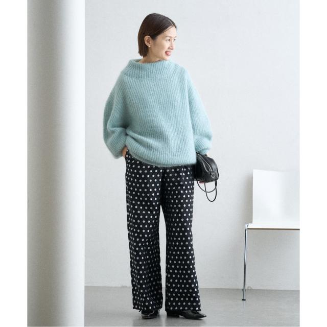 イエナ（IENA）/《WEB限定/追加》ドットジャガードイージーパンツ