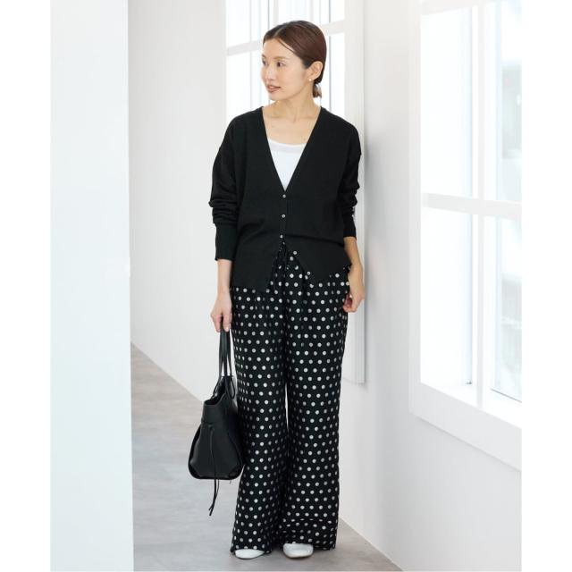 イエナ（IENA）/《WEB限定/追加》ドットジャガードイージーパンツ
