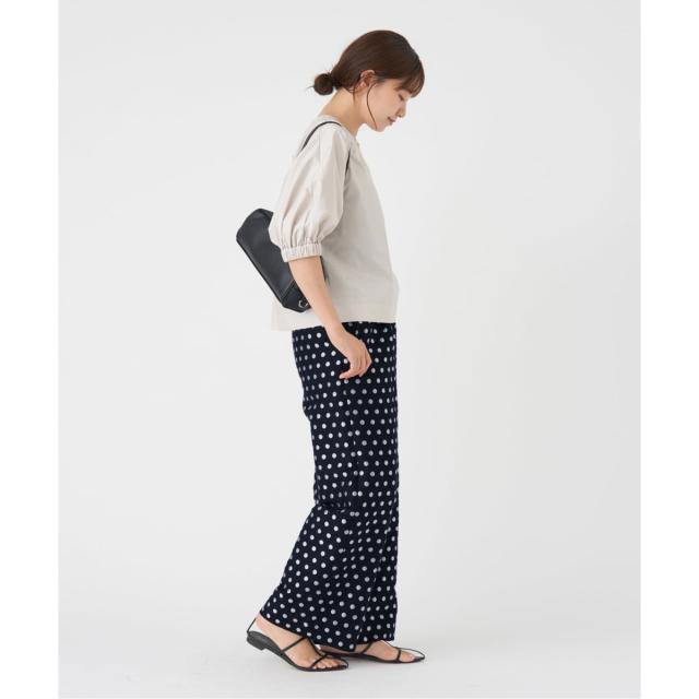 イエナ（IENA）/《WEB限定/追加》ドットジャガードイージーパンツ