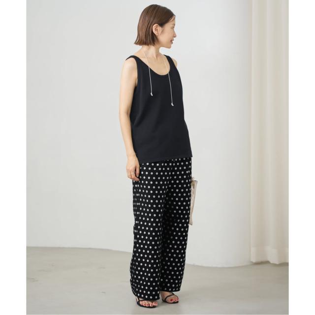 イエナ（IENA）/《WEB限定/追加》ドットジャガードイージーパンツ