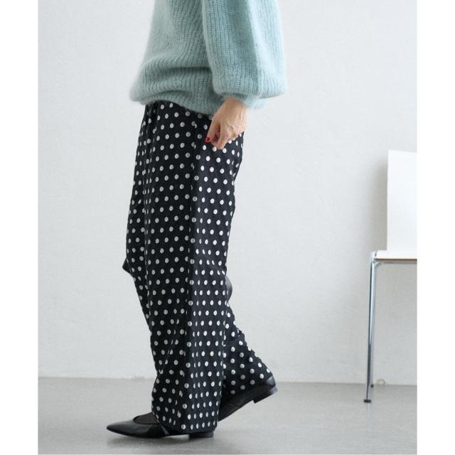 イエナ（IENA）/《WEB限定/追加》ドットジャガードイージーパンツ