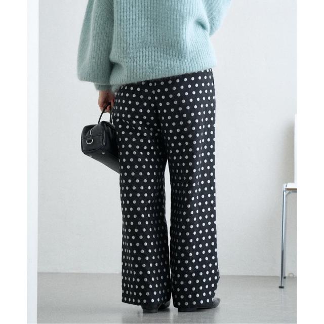 イエナ（IENA）/《WEB限定/追加》ドットジャガードイージーパンツ