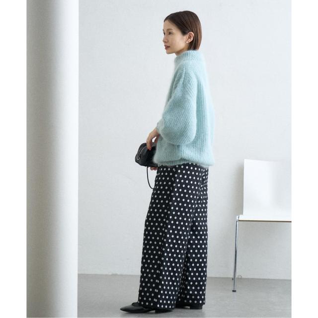 イエナ（IENA）/《WEB限定/追加》ドットジャガードイージーパンツ