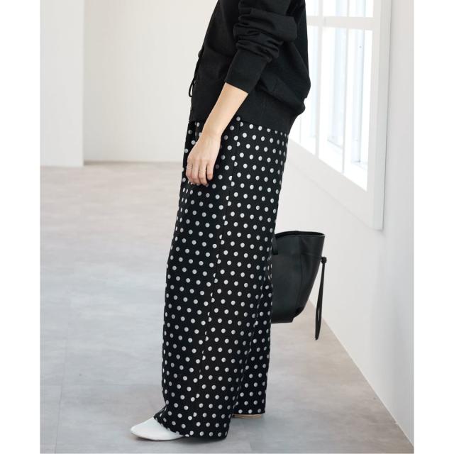 イエナ（IENA）/《WEB限定/追加》ドットジャガードイージーパンツ