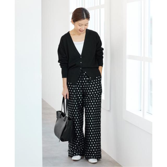 イエナ（IENA）/《WEB限定/追加》ドットジャガードイージーパンツ
