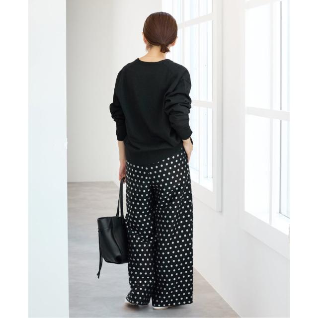 イエナ（IENA）/《WEB限定/追加》ドットジャガードイージーパンツ