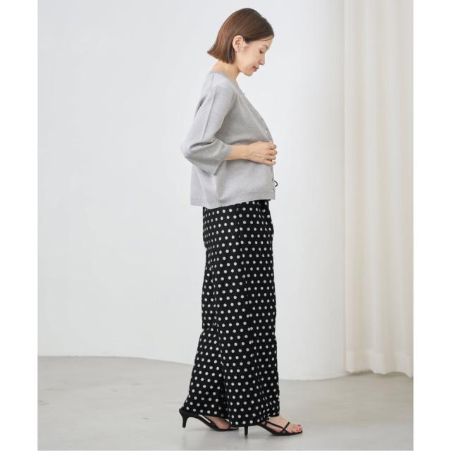 イエナ（IENA）/《WEB限定/追加》ドットジャガードイージーパンツ