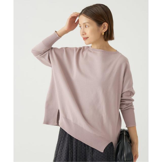 イエナ（IENA）/《WEB限定/追加2》コットンストレッチ NEO2 ワイド長袖プルオーバー