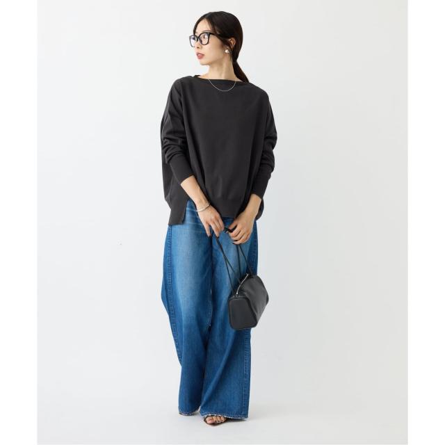 イエナ（IENA）/《WEB限定/追加2》コットンストレッチ NEO2 ワイド長袖プルオーバー