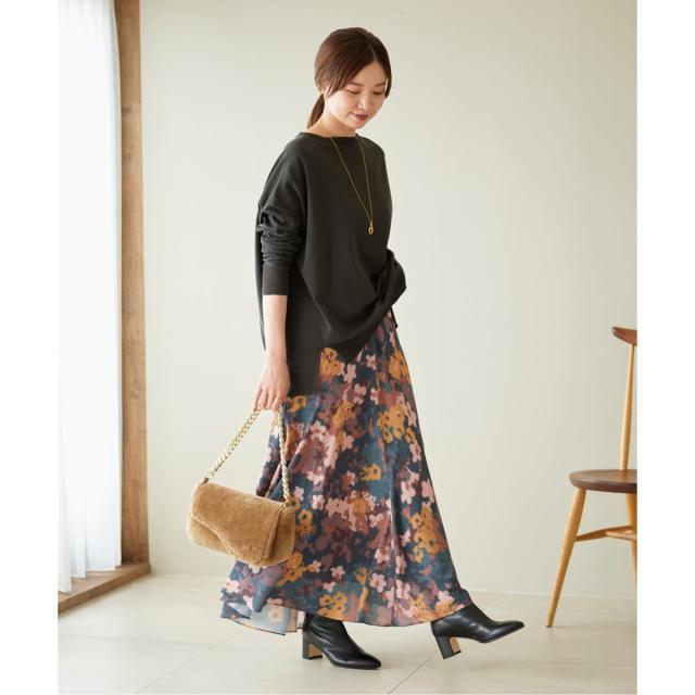 イエナ（IENA）/《WEB限定/追加2》コットンストレッチ NEO2 ワイド長袖プルオーバー