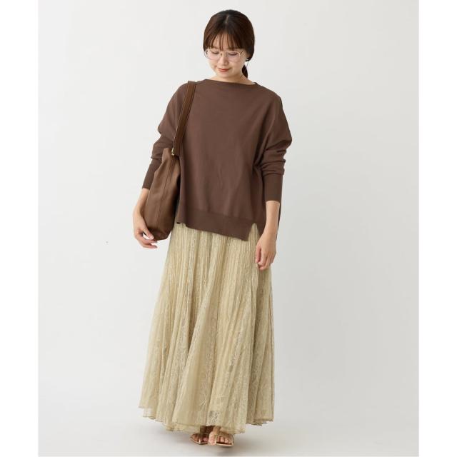 イエナ（IENA）/《WEB限定/追加2》コットンストレッチ NEO2 ワイド長袖プルオーバー