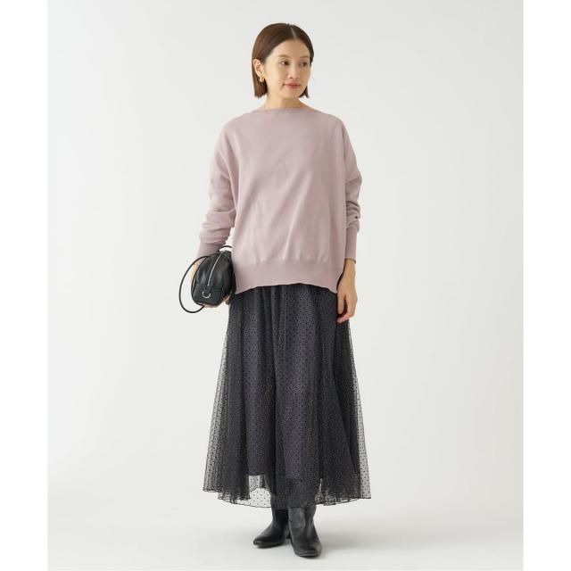 イエナ（IENA）/《WEB限定/追加2》コットンストレッチ NEO2 ワイド長袖プルオーバー