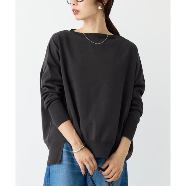 イエナ（IENA）/《WEB限定/追加2》コットンストレッチ NEO2 ワイド長袖プルオーバー