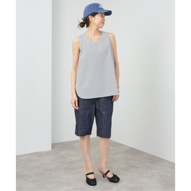 イエナ（IENA）/BLACK シアサッカータンクトップの通販はau PAY