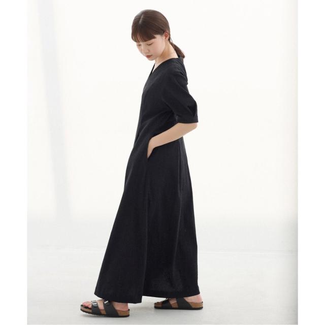 イエナ（IENA）/《追加》B． サッカーVネックワンピース