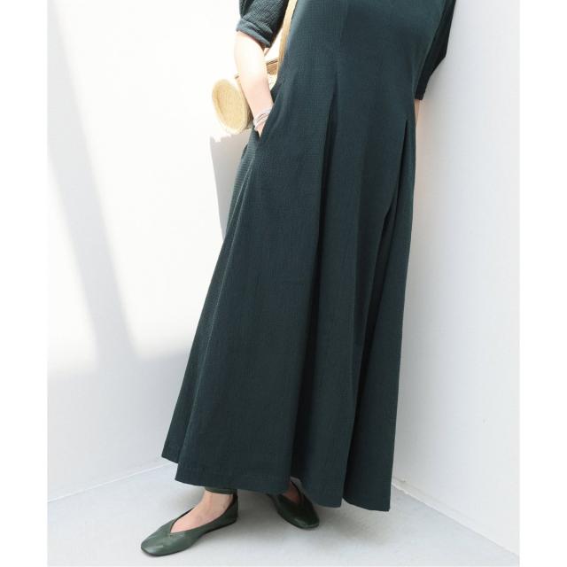 イエナ（IENA）/《追加》B． サッカーVネックワンピース