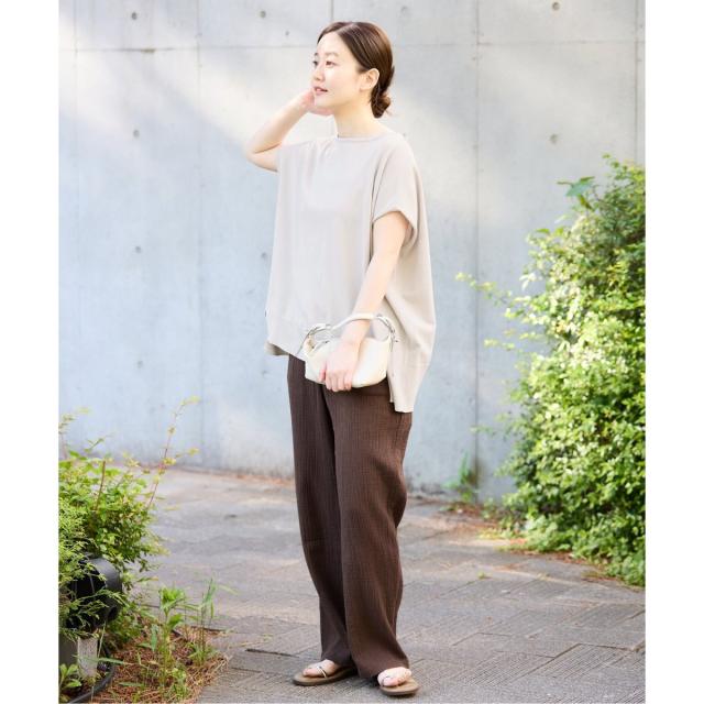 イエナ（IENA）/《追加6》 コットンストレッチ NEOワイドクループルオーバー