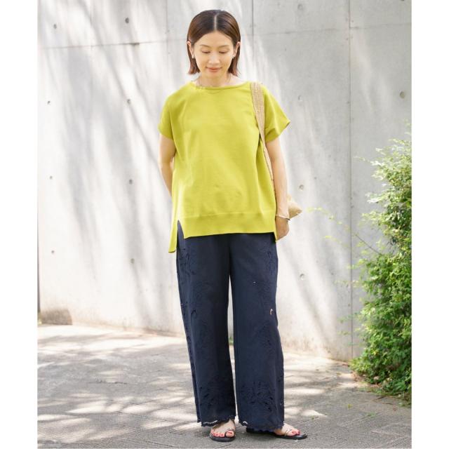 イエナ（IENA）/《追加6》 コットンストレッチ NEOワイドクループルオーバー