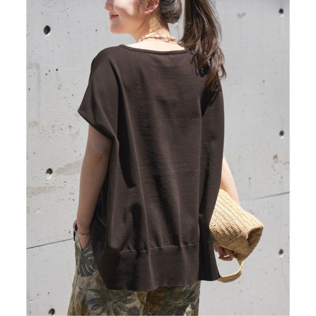 イエナ（IENA）/《追加6》 コットンストレッチ NEOワイドクループルオーバー