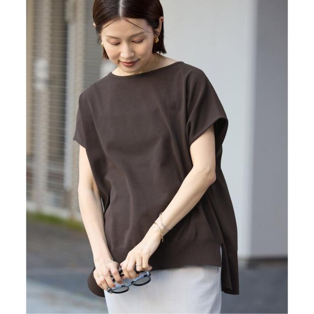 イエナ（IENA）/《追加6》 コットンストレッチ NEOワイドクループルオーバー