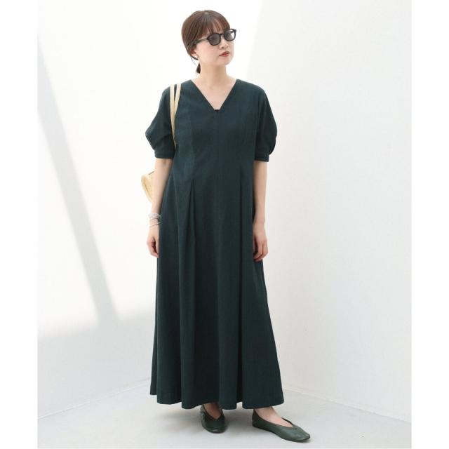 イエナ（IENA）/《WEB限定/追加2》B． サッカーVネックワンピースの