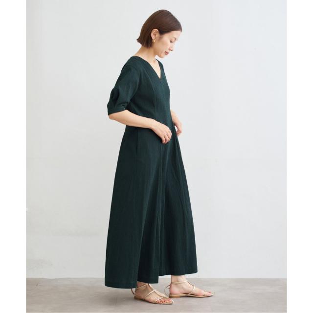 イエナ（IENA）/《WEB限定/追加2》B． サッカーVネックワンピースの