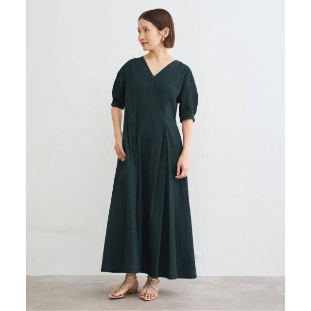 B. サッカーVネックワンピース　美品 B. サッカーVネックワンピース（ワンピース）｜IENA（イエナ）の