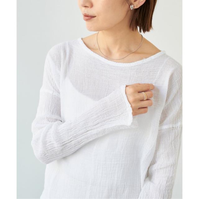 イエナ（IENA）/《追加》LES ATELIERS FRANCAIS DE CONFECTION ロングスリーブトップ