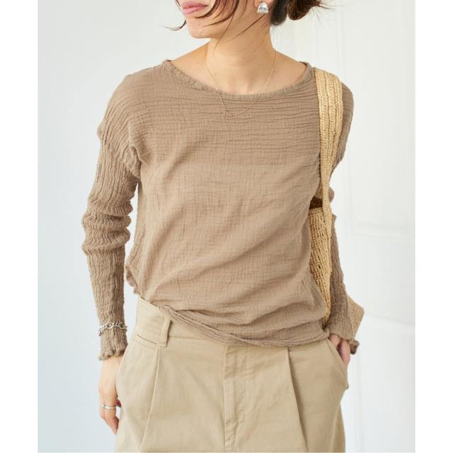 イエナ（IENA）/《追加》LES ATELIERS FRANCAIS DE CONFECTION ロングスリーブトップ