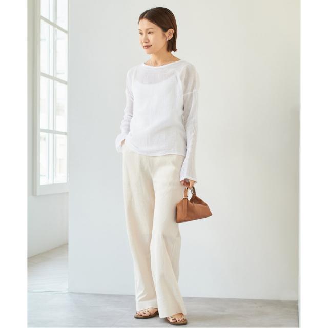 イエナ（IENA）/《追加》LES ATELIERS FRANCAIS DE CONFECTION ロングスリーブトップ