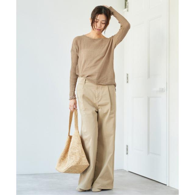 イエナ（IENA）/《追加》LES ATELIERS FRANCAIS DE CONFECTION ロングスリーブトップ