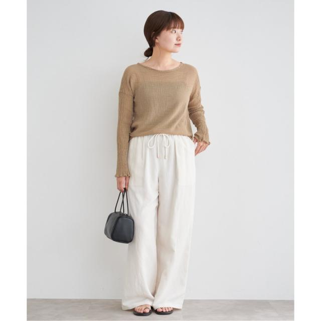 イエナ（IENA）/《追加》LES ATELIERS FRANCAIS DE CONFECTION ロングスリーブトップ