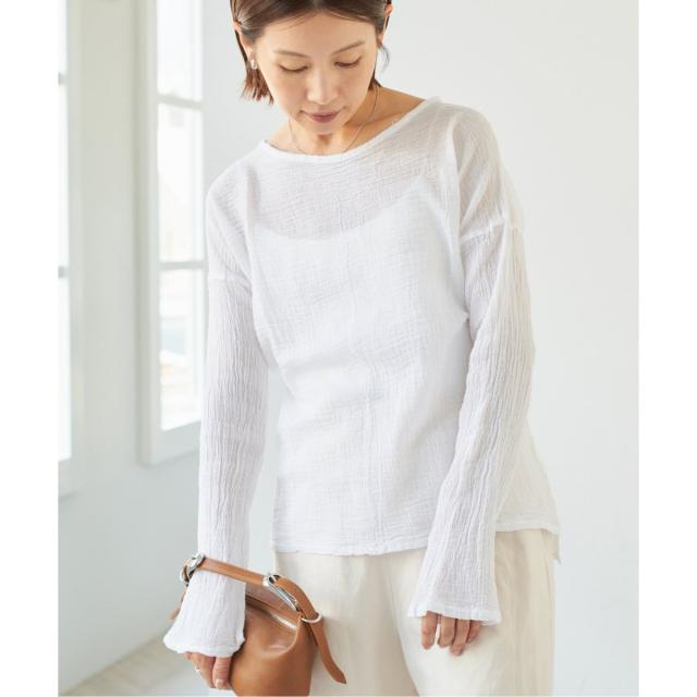 イエナ（IENA）/《追加》LES ATELIERS FRANCAIS DE CONFECTION ロングスリーブトップ