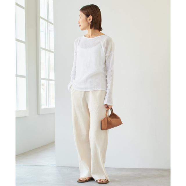 イエナ（IENA）/《追加》LES ATELIERS FRANCAIS DE CONFECTION ロングスリーブトップ