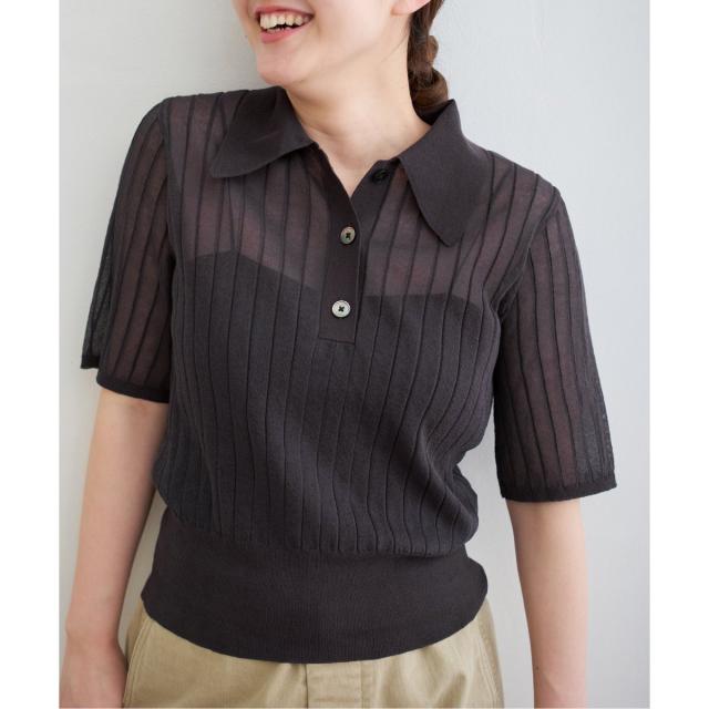 イエナ（IENA）/FILMY COTTON 襟付きプルオーバー