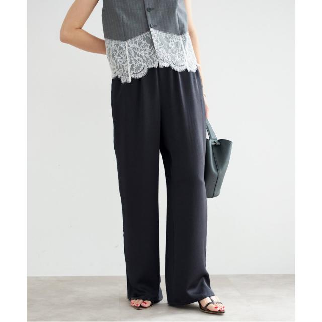 イエナ（IENA）/《WEB限定/追加》サテンリラックスパンツ